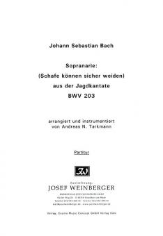 Schafe können sicher weiden BWV 203 