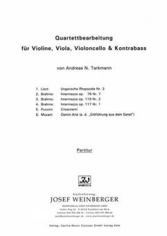 Streichquartettsammlung mit Kontrabass 