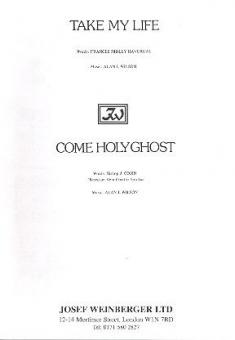 Take My Life/Come Holy Ghost 