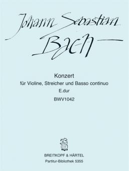Violinkonzert E-Dur BWV 1042 