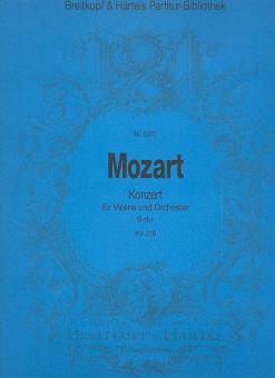 Konzert für Violine und Orchester (Nr. 4) D-Dur KV 218 