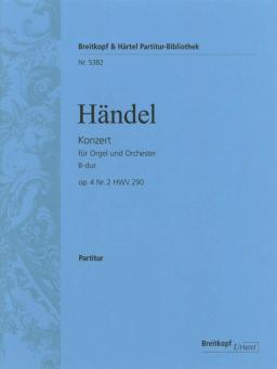 Orgelkonzert Nr. 2 B-Dur op. 4/2 HWV 290 