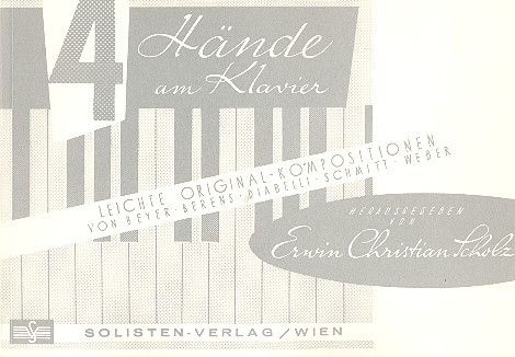 Vier Hände am Klavier 