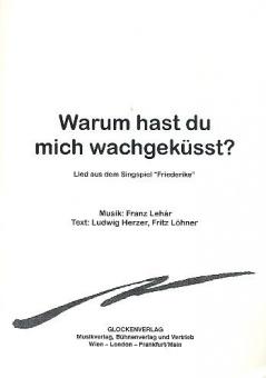 Warum hast du mich wachgeküsst 