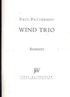 Wind Trio op. 4 (1968) 