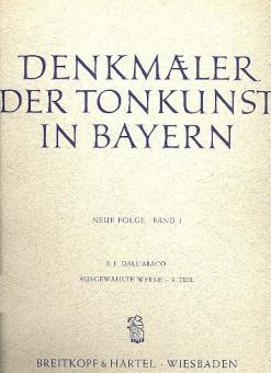 Denkmäler der Tonkunst in Bayern 1 