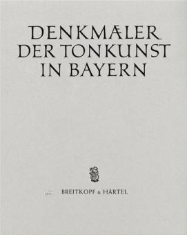 Denkmäler der Tonkunst in Bayern (Neue Folge) 8 