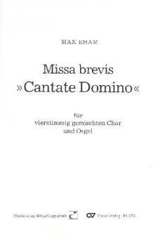 Missa brevis 'Cantate Domino' 