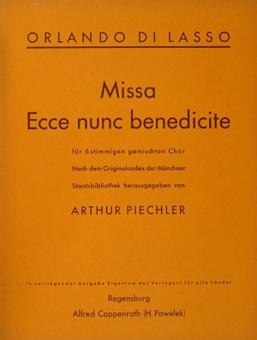 Missa Ecce nunc benedicite 