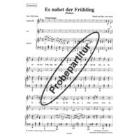 Es nahet der Frühling 