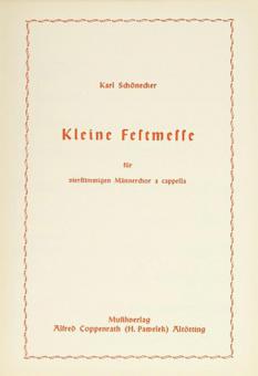 Kleine Festmesse 