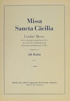 Missa Sancta Cäcilia 