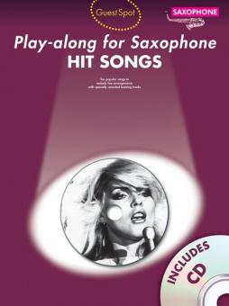 Guest Spot - Hit Songs Play-Along for Alto Sax 