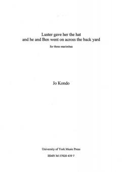 Luster Gave Her The Hat And He And Ben Went Across The Backyard 