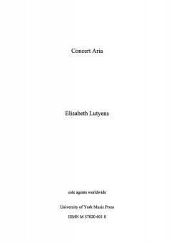 Concert Aria ('Dialogo') Op. 142 