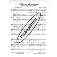 Voll Freude lasst uns singen a.c. 