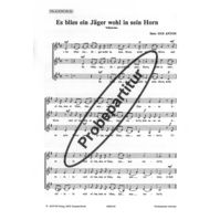 Es blies ein Jäger wohl in sein Horn 