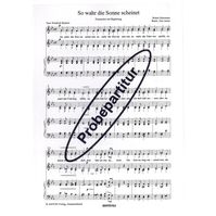 So wahr die Sonne scheinet 