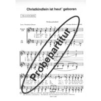 Christkindlein ist heut' geboren 