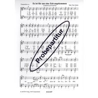 Es ist für uns eine Zeit angekommen 