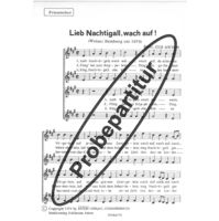 Lieb Nachtigall, wach auf 