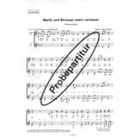 Markt und Straßen steh'n verlassen 