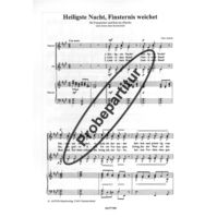 Heiligste Nacht, Finsternis weichet 