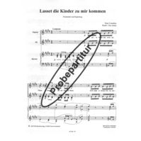 Lasset die Kinder zu mir kommen 