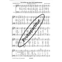 Es ist für uns eine Zeit angekommen 