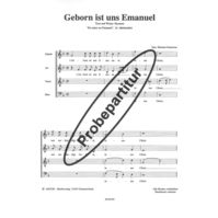 Geborn ist uns Emanuel 