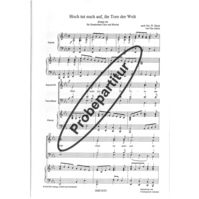 Hoch tut euch auf, ihr Tore der Welt 