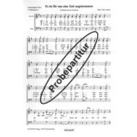 Es ist für uns eine Zeit angekommen 