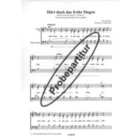 Hört doch das frohe Singen 