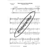 Maria durch ein Dornwald ging 