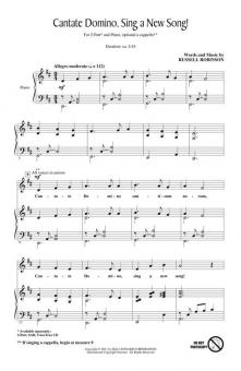Cantate Domino, Sing A New Song! Standard