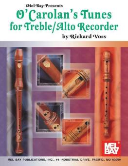 O'Carolan's Tunes For Treble/Alto Recorder 