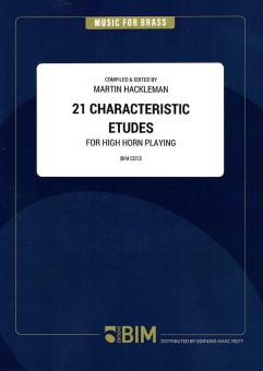 21 Characteristic Etudes For High Horn Playing Standard