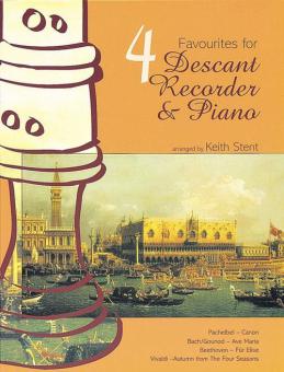 4 Favourites for Descant Recorder & Piano 