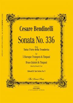 Sonata No. 336 For Five Baroque Trumpets Or Brass Quintet & Timpani 