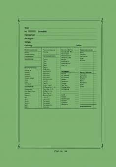 Notenumschlag Din A4 