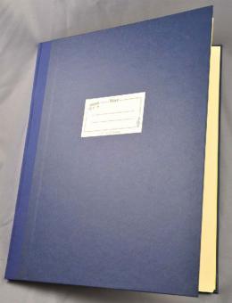 Notenschreibbuch handgebunden 