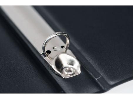 Noten-Ringmappe DIN A4 Kunstleder 4-fach - Schwarz 