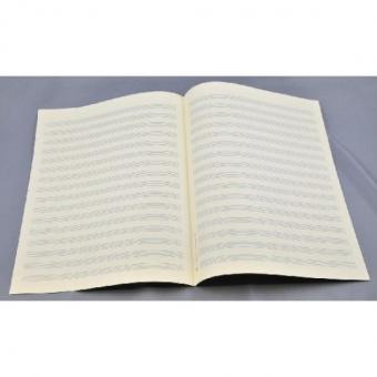 Notenpapier Bach-Format hoch 16 Systeme 