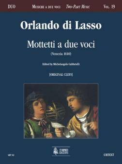 Mottetti a due voci (Venezia 1610) [original clefs] 
