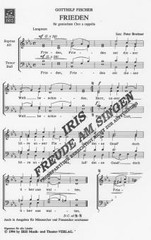 Frieden sei dieser Welt beschieden 