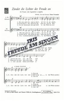 Zündet die Lichter der Freude an 