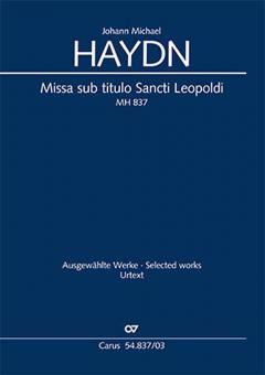 Missa sub titulo Sancti Leopoldi MH 837 