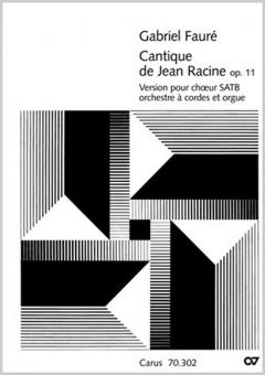 Cantique de Jean Racine op. 11 