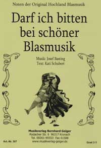Darf ich bitten bei schöner Blasmusik 