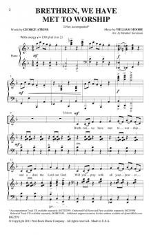 Brethren, We Have Met To Worship 